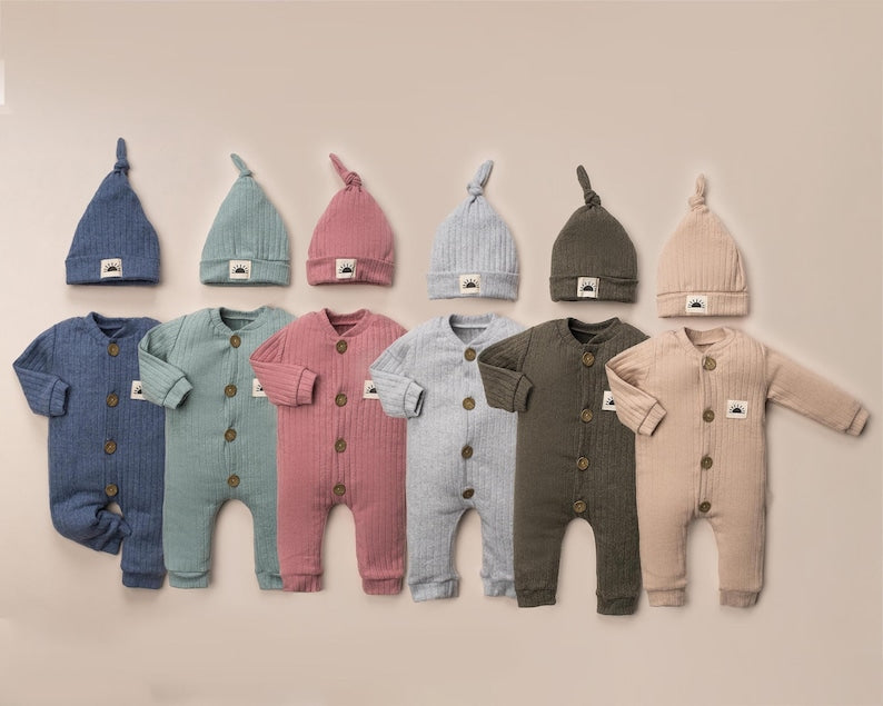 Baby Romper, Organic Baby Bodysuits, Baby Boy Romper, Organic Baby Girl Romper, Gender-Neutral Baby Clothes, Baby Outfits